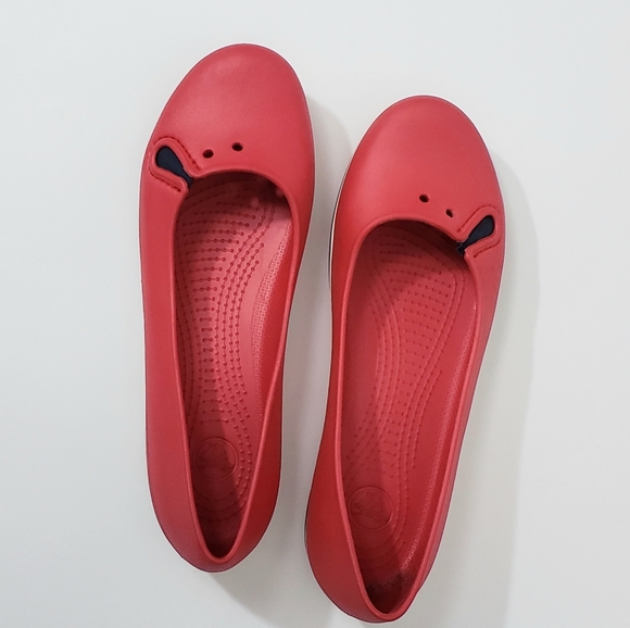 red flat shoes size 11